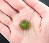 Резной зеленый турмалин 11,67 карата