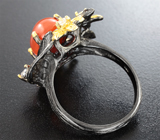 Серебряное кольцо с карнелианом