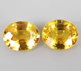 Подвесы для серег с сапфирами 1,2 карата