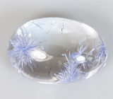 Quartz with Dumorterite (Дюмортьерит в кварце) 3,15 карата Не указан