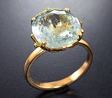 Комплект с аквамаринами 16,9 карата