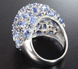 Шикарное серебряное кольцо с кианитами Серебро 925