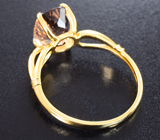Золотое кольцо с морганитом 2,67 карата Золото