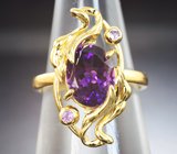 Комплект с аметистами 7,32 карата