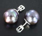 Комплект с цветным морским жемчугом барокко 51,97 карата и бесцветными топазами