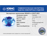 Hauyne (Гаюин) 0,13 карата Не указан