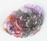 Удивительный резной кварц «7 Melody» 71,85 карата 