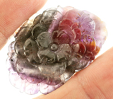 Удивительный резной кварц «7 Melody» 71,85 карата 