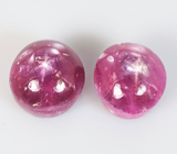 Пара звездчатых рубинов 8,81 карата 