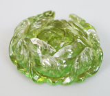 Резной зеленый турмалин 23,66 карата 