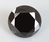 Кольцо с черным бриллиантом 1,38 карата Золото