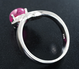 Чудесное серебряное кольцо с рубином Серебро 925