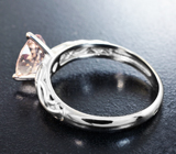 Золотое кольцо с нежно-розовым морганитом 1,66 карата Золото