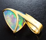 Кулон с ограненным эфиопским опалом 4,99 карата