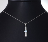 Стильный серебряный комплект с кристаллическими эфиопскими опалами Серебро 925