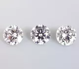 Серьги с крупными австралийскими триплет опалами 30,52 карата и розовыми бриллиантами 0,43 карата Золото