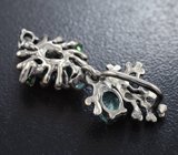 Кулон с грандидьеритом 1,08 карата, параиба турмалином 0,46 карата, аквамарином, апатитом, цирконом и цаворитами