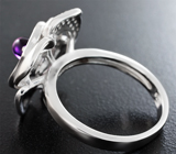 Прелестный серебряный комплект с аметистами