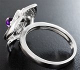 Прелестный серебряный комплект с аметистами