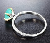 Кольцо с параиба турмалином 1,3 карата