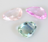 Color sapphire (Цветные сапфиры) 1,28 карата / 3 штуки Не указан
