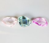 Color sapphire (Цветные сапфиры) 1,28 карата / 3 штуки Не указан