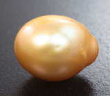 Золотистая морская жемчужина 16,33 карата! Натуральный цвет 