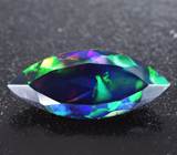 Ограненный черный опал 2,26 карата 