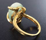 Впечатляющее серебряное кольцо с бериллом Серебро 925