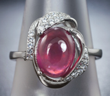 Великолепное серебряное кольцо с рубином Серебро 925
