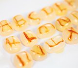 Уникальный набор «Алфавит» из 26 агатов 181,57 карата