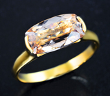Золотое кольцо с морганитом высокой чистоты 1,94 карата Золото
