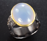 Серебряное кольцо с халцедоном 10+ карат