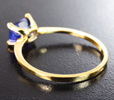 Золотое кольцо с танзанитом 1,19 карата Золото