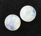 Moonstone (Лунный камень) 1,85 карата / 2 штуки Не указан