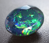 Ограненный черный опал 6,25 карата 