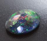 Ограненный черный опал 6,25 карата 