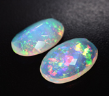 Пара ограненных эфиопских опалов 13,77 карата 