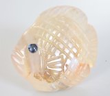 Agate with sapphire (Резной агат с сапфиром) 21,66 карата Не указан