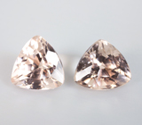 Пара морганитов 3,48 карата 