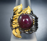 Серебряное кольцо с рубином 9,15 карата