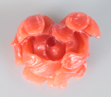 Резной solid коралл 2,51 карата 