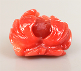 Резной solid коралл 2,51 карата 