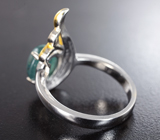 Чудесное серебряное кольцо с редким грандидьеритом