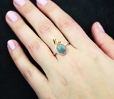 Чудесное серебряное кольцо с редким грандидьеритом