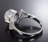 Оригинальное серебряное кольцо с лунным камнем