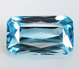 Чистейший голубой циркон 3,31 карата 