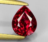 Кольцо с рубином 0,7 карата и бриллиантами