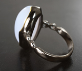 Серебряное кольцо с халцедоном 17+ карат