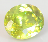 Зеленый сфен 2,7 карата 